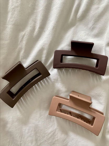 Accestory Silicone  Claw Clips For Women (PACK OF 2)