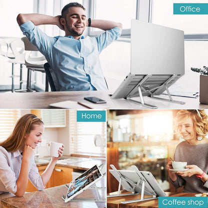 Portable Ergonomic Laptop Stand – 7 Angle Adjustable